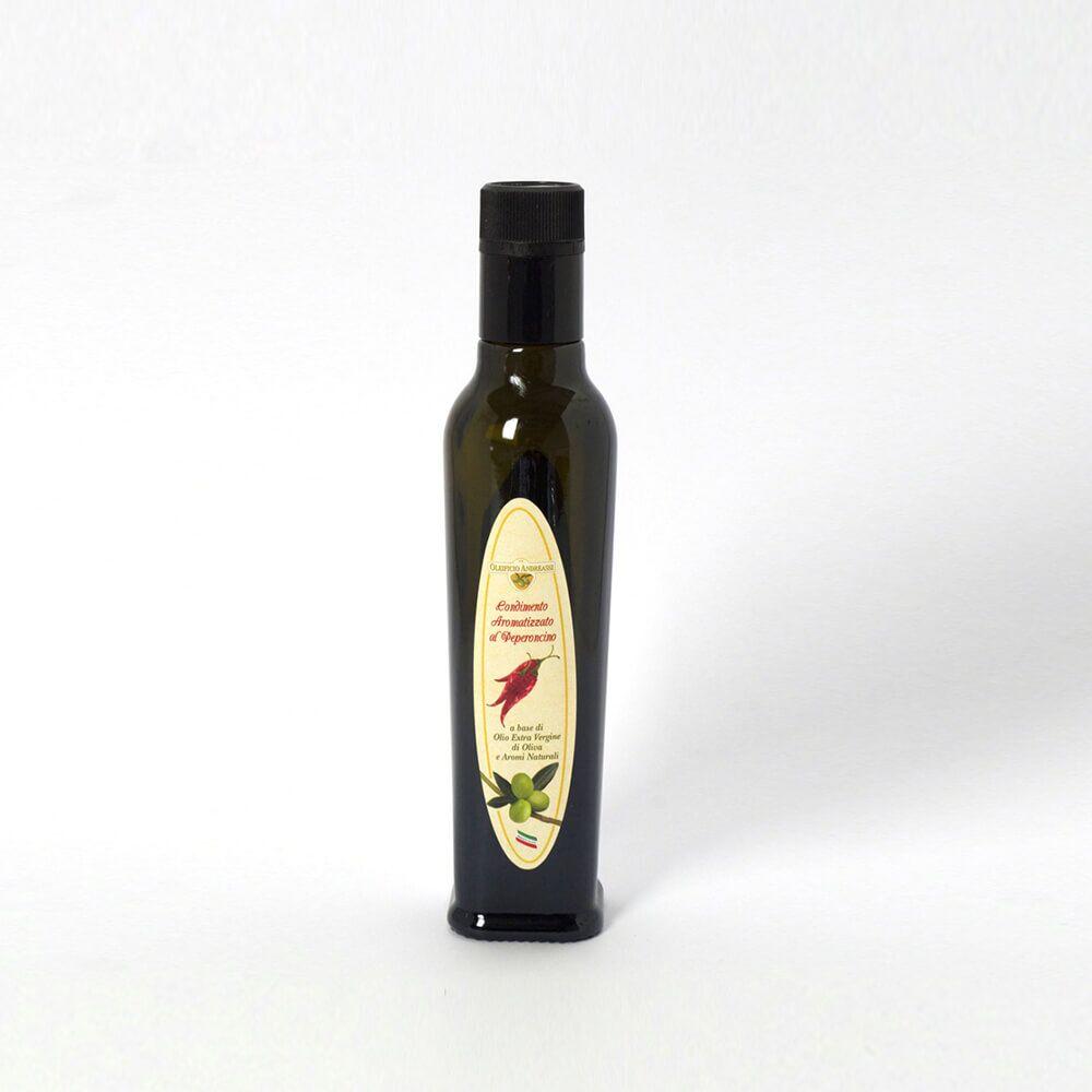 Olio Extravergine di Oliva aromatizzato al Peperoncino 250 ml | Oleificio Andreassi