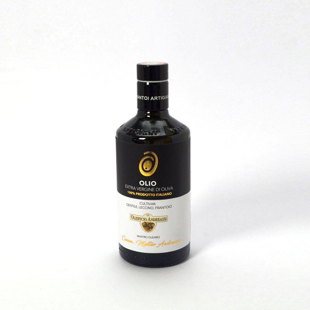Olio Extravergine di Oliva Gentile Leccino Mastro Oleario 0,50 ml | Oleificio Andreassi